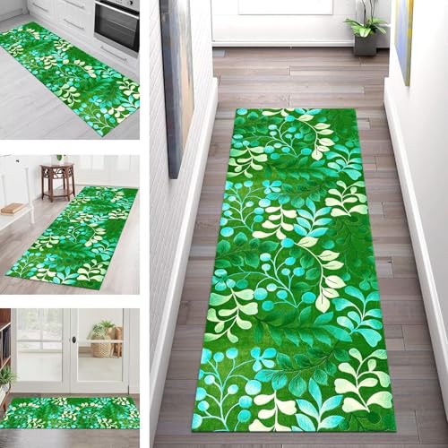 SGLGSTORE Teppich Läufer Flur Küche rutschfest Waschbar Schmutzfangmatte Grün Blau Gelb Teppichläufer Kücheläufer 90X150CM Teppichmatte Meterware Wohnzimmer Schlafzimmer Schmutzfangteppich SGLGSTORE Teppich Läufer Flur Küche rutschfest Waschbar Schmutzfangmatte Grün Blau Gelb Teppichläufer Kücheläufer 90X150CM Teppichmatte Meterware Wohnzimmer Schlafzimmer Schmutzfangteppich von SGLGSTORE