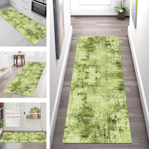 SGLGSTORE Teppich Läufer Flur Küche rutschfest Waschbar Schmutzfangmatte Grün Schwarz Teppichläufer Kücheläufer 70X500CM Teppichmatte Meterware Wohnzimmer Schlafzimmer Schmutzfangteppich Flurläufer SGLGSTORE Teppich Läufer Flur Küche rutschfest Waschbar Schmutzfangmatte Grün Schwarz Teppichläufer Kücheläufer 70X500CM Teppichmatte Meterware Wohnzimmer Schlafzimmer Schmutzfangteppich Flurläufer von SGLGSTORE