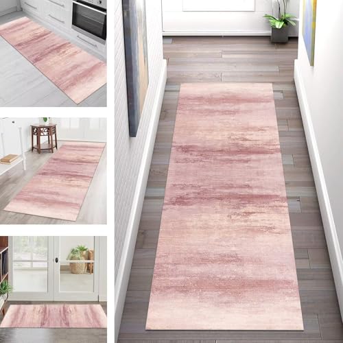 SGLGSTORE Teppich Läufer Flur Küche rutschfest Waschbar Schmutzfangmatte Hellrot Teppichläufer Kücheläufer 60X300CM Teppichmatte Meterware Wohnzimmer Schlafzimmer Flurteppich Schmutzfangteppich SGLGSTORE Teppich Läufer Flur Küche rutschfest Waschbar Schmutzfangmatte Hellrot Teppichläufer Kücheläufer 60X300CM Teppichmatte Meterware Wohnzimmer Schlafzimmer Flurteppich Schmutzfangteppich von SGLGSTORE