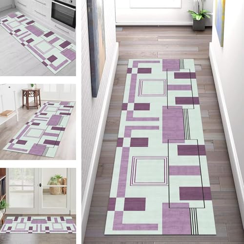 SGLGSTORE Teppich Läufer Flur Küche rutschfest Waschbar Schmutzfangmatte Rosa Grün Teppichläufer Küchenläufer Teppichmatten 110X500CM Läufer Wohnzimmer Schlafzimmer Meterware Schmutzfangteppich SGLGSTORE Teppich Läufer Flur Küche rutschfest Waschbar Schmutzfangmatte Rosa Grün Teppichläufer Küchenläufer Teppichmatten 110X500CM Läufer Wohnzimmer Schlafzimmer Meterware Schmutzfangteppich von SGLGSTORE