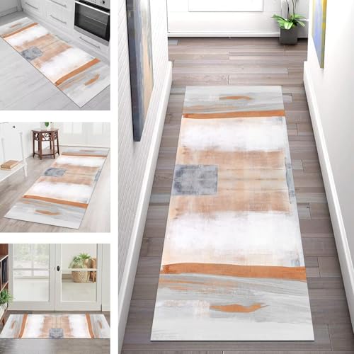 SGLGSTORE Teppich Läufer Flur Küche rutschfest Waschbar Schmutzfangmatte Rot Grau Weiß Teppichläufer Küchenläufer Teppichmatten 90X120CM Läufer Wohnzimmer Schlafzimmer Schmutzfangteppich SGLGSTORE Teppich Läufer Flur Küche rutschfest Waschbar Schmutzfangmatte Rot Grau Weiß Teppichläufer Küchenläufer Teppichmatten 90X120CM Läufer Wohnzimmer Schlafzimmer Schmutzfangteppich von SGLGSTORE