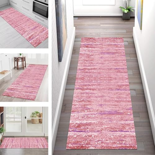 SGLGSTORE Teppich Läufer Flur Küche rutschfest Waschbar Schmutzfangmatte Rot Violett Weiß Teppichläufer Kücheläufer 50X50CM Teppichmatte Meterware Wohnzimmer Schlafzimmer Schmutzfangteppich SGLGSTORE Teppich Läufer Flur Küche rutschfest Waschbar Schmutzfangmatte Rot Violett Weiß Teppichläufer Kücheläufer 50X50CM Teppichmatte Meterware Wohnzimmer Schlafzimmer Schmutzfangteppich von SGLGSTORE