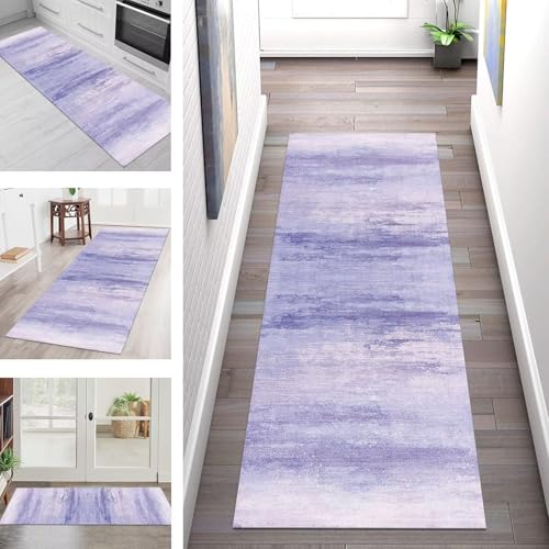 SGLGSTORE Teppich Läufer Flur Küche rutschfest Waschbar Schmutzfangmatte Violett Teppichläufer Kücheläufer 50X150CM Teppichmatte Meterware Wohnzimmer Schlafzimmer Flurteppich Schmutzfangteppich SGLGSTORE Teppich Läufer Flur Küche rutschfest Waschbar Schmutzfangmatte Violett Teppichläufer Kücheläufer 50X150CM Teppichmatte Meterware Wohnzimmer Schlafzimmer Flurteppich Schmutzfangteppich von SGLGSTORE