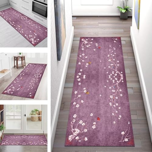 SGLGSTORE Teppich Läufer Flur Küche rutschfest Waschbar Schmutzfangmatte Violett Teppichläufer Kücheläufer 70X350CM Teppichmatte Meterware Wohnzimmer Schlafzimmer Schmutzfangteppich Flurläufer SGLGSTORE Teppich Läufer Flur Küche rutschfest Waschbar Schmutzfangmatte Violett Teppichläufer Kücheläufer 70X350CM Teppichmatte Meterware Wohnzimmer Schlafzimmer Schmutzfangteppich Flurläufer von SGLGSTORE
