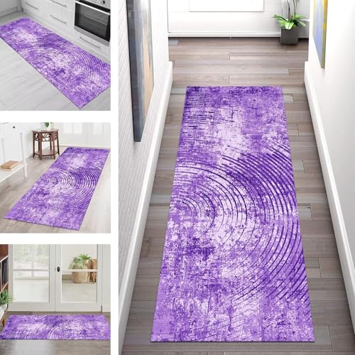 SGLGSTORE Teppich Läufer Flur Küche rutschfest Waschbar Schmutzfangmatte Violett Teppichläufer Kücheläufer 80X500CM Teppichmatte Meterware Wohnzimmer Schlafzimmer Schmutzfangteppich SGLGSTORE Teppich Läufer Flur Küche rutschfest Waschbar Schmutzfangmatte Violett Teppichläufer Kücheläufer 80X500CM Teppichmatte Meterware Wohnzimmer Schlafzimmer Schmutzfangteppich von SGLGSTORE