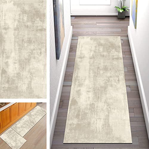 SGLGSTORE Teppich Läufer Flur rutschfest Küchenläufer, Waschbar Modern Teppichläufer Flur für Korridor Teppich Schlafzimmer Wohnzimmer Breite 50/60/ 70/80/ 90/ 100cm (Color : A, Size : 40x60cm) von SGLGSTORE