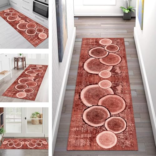 SGLGSTORE Teppich Läufer Lang Flur Küche Teppichläufer rutschfest Waschbar Küchenläufer Teppichmatten Rot Schwarz Schmutzfangmatte 50X200CM Meterware Flurteppich Wohnzimmer Schlafzimmer Küchenteppich SGLGSTORE Teppich Läufer Lang Flur Küche Teppichläufer rutschfest Waschbar Küchenläufer Teppichmatten Rot Schwarz Schmutzfangmatte 50X200CM Meterware Flurteppich Wohnzimmer Schlafzimmer Küchenteppich von SGLGSTORE
