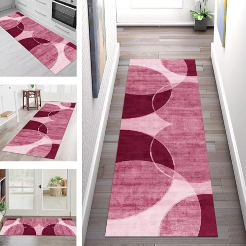 Teppich Läufer Flur Küche rutschfest Waschbar Schmutzfangmatte 100X100CM Teppichläufer Kücheläufer Hellrosa Teppichmatte Meterware Wohnzimmer Schlafzimmer Esszimmer Flurteppich Schmutzfangteppich Teppich Läufer Flur Küche rutschfest Waschbar Schmutzfangmatte 100X100CM Teppichläufer Kücheläufer Hellrosa Teppichmatte Meterware Wohnzimmer Schlafzimmer Esszimmer Flurteppich Schmutzfangteppich von SGLGSTORE