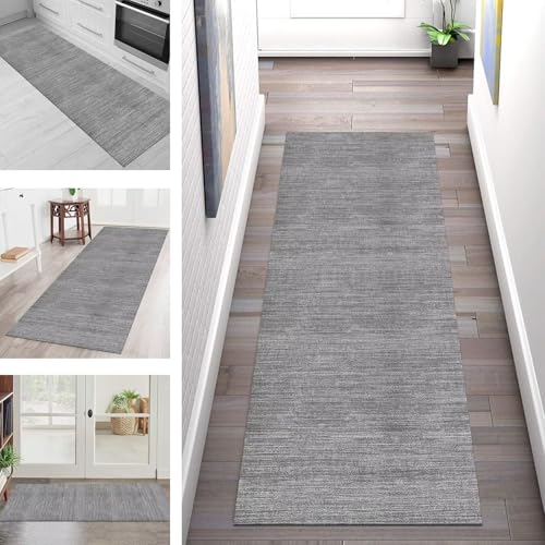 Teppich Läufer Flur Küche rutschfest Waschbar Schmutzfangmatte 120X450CM Teppichläufer Kücheläufer Dunkelgrau Teppichmatte Meterware Wohnzimmer Schlafzimmer Esszimmer Flurteppich Schmutzfangteppich Teppich Läufer Flur Küche rutschfest Waschbar Schmutzfangmatte 120X450CM Teppichläufer Kücheläufer Dunkelgrau Teppichmatte Meterware Wohnzimmer Schlafzimmer Esszimmer Flurteppich Schmutzfangteppich von SGLGSTORE