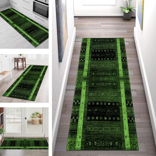 Teppich Läufer Flur Küche rutschfest Waschbar Schmutzfangmatte 50X350CM Teppichläufer Kücheläufer Dunkelgrün Teppichmatte Meterware Wohnzimmer Schlafzimmer Esszimmer Flurteppich Schmutzfangteppich Teppich Läufer Flur Küche rutschfest Waschbar Schmutzfangmatte 50X350CM Teppichläufer Kücheläufer Dunkelgrün Teppichmatte Meterware Wohnzimmer Schlafzimmer Esszimmer Flurteppich Schmutzfangteppich von SGLGSTORE