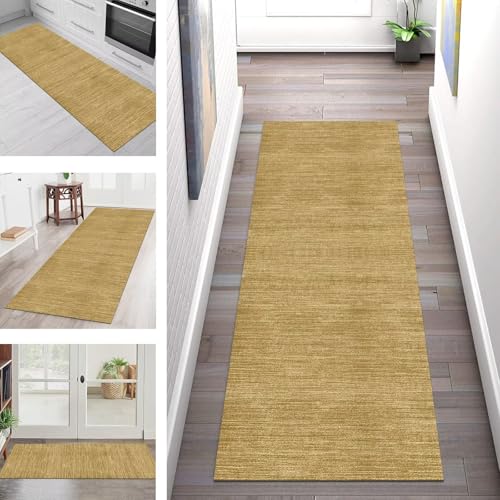 Teppich Läufer Flur Küche rutschfest Waschbar Schmutzfangmatte 60X120CM Teppichläufer Kücheläufer Braun Teppichmatte Meterware Wohnzimmer Schlafzimmer Esszimmer Flurteppich Schmutzfangteppich Teppich Läufer Flur Küche rutschfest Waschbar Schmutzfangmatte 60X120CM Teppichläufer Kücheläufer Braun Teppichmatte Meterware Wohnzimmer Schlafzimmer Esszimmer Flurteppich Schmutzfangteppich von SGLGSTORE