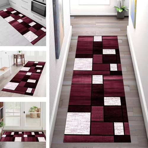 Teppich Läufer Flur Küche rutschfest Waschbar Schmutzfangmatte 70X450CM Teppichläufer Kücheläufer Rosa Schwarz Teppichmatte Meterware Wohnzimmer Schlafzimmer Esszimmer Flurteppich Schmutzfangteppich Teppich Läufer Flur Küche rutschfest Waschbar Schmutzfangmatte 70X450CM Teppichläufer Kücheläufer Rosa Schwarz Teppichmatte Meterware Wohnzimmer Schlafzimmer Esszimmer Flurteppich Schmutzfangteppich von SGLGSTORE
