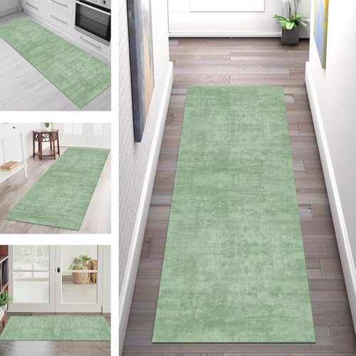 Teppich Läufer Flur Küche rutschfest Waschbar Schmutzfangmatte 80X450CM Teppichläufer Kücheläufer Grün Abstrakt Teppichmatte Meterware Wohnzimmer Schlafzimmer Esszimmer Flurteppich Schmutzfangteppich Teppich Läufer Flur Küche rutschfest Waschbar Schmutzfangmatte 80X450CM Teppichläufer Kücheläufer Grün Abstrakt Teppichmatte Meterware Wohnzimmer Schlafzimmer Esszimmer Flurteppich Schmutzfangteppich von SGLGSTORE