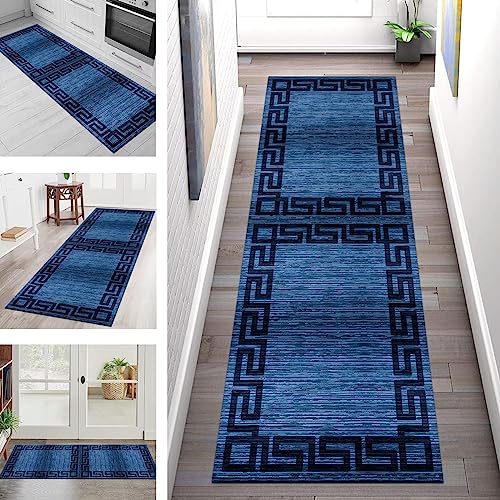 Teppich Läufer Flur Küche rutschfest waschbar Teppichläufer Lang 40X100CM Blau Kücheteppich Küchenläufer Meterware Korridor Tepiche Esszimmer Schlafzimmer Wohnzimmer Schmutzfangmatte Breit 40-120cm Teppich Läufer Flur Küche rutschfest waschbar Teppichläufer Lang 40X100CM Blau Kücheteppich Küchenläufer Meterware Korridor Tepiche Esszimmer Schlafzimmer Wohnzimmer Schmutzfangmatte Breit 40-120cm von SGLGSTORE