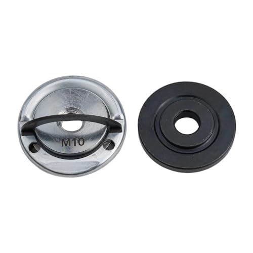 2 stücke M10 Gewinde Winkel Grinder Innen Außen Flansch Mutter Set Werkzeuge Quick Release Selbst-Locking Pressen Platte Power Chuck set(E) von SGREHJDR