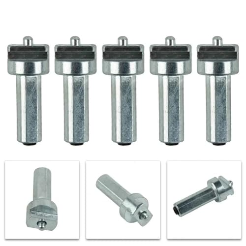 SGREHJDR 1/3/5 stück Elektrische Bohrmaschine Bagger Reiniger Adapter Kanalisation Frühling Rohr Reinigung Werkzeug Stecker Pleuel Wc Waschbecken Abfluss Reiniger(5pc) von SGREHJDR