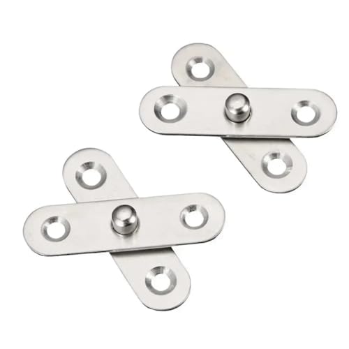 SGREHJDR 2 stücke Hardware Edelstahl Grad Rotierenden Tür Pivot Scharnier Ton Rotary Heimwerker Möbel Supllies SGREHJDR 2 stücke Hardware Edelstahl Grad Rotierenden Tür Pivot Scharnier Ton Rotary Heimwerker Möbel Supllies von SGREHJDR