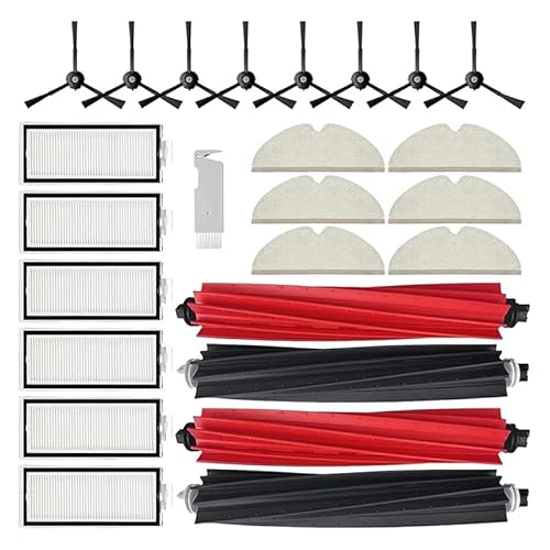 SGREHJDR Ersatz for Roborock Q8 Max+/Q5 Pro/Q8 Max/Q5 Pro+ Roboter-Staubsauger-Zubehör-Set, HEPA-Filter, Wischtücher von SGREHJDR