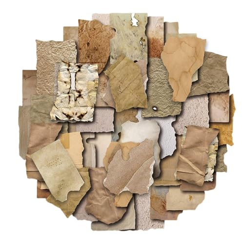 160 Stücke Retro -Handbuchmaterial, Unregelmäßige Retro -Aufkleber, Ästhetische Aufkleber, DIY -Handgefertigte Materialien. von SGSCFG