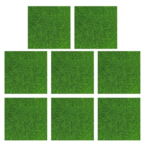 8 Stücke Simulierter Dekoration Von Moosgrünen Pflanzen, Quadratischer Simulationsrasen, Vegetationsdekoration, Geeignet Für Landschaftsdesign, Parkvegetation Und Dachgrünung. von SGSCFG