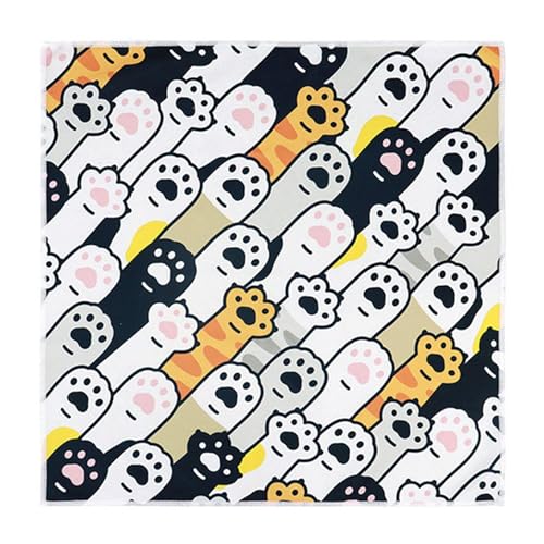 1 Stück Karikaturförmiges Handtuch, Süßes Und Lustiges Wickeltuch, Multifunktions-Lagerstoff, Cat Care Accessoires. von SGSCFG