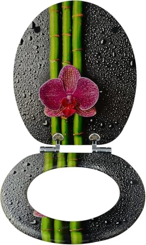 Closing Mechanism I High Quality - Toilettendeckel mit Schnellverschluss zur einfachen Reinigung, Duroplast Toilettendeckel von SGSspecial