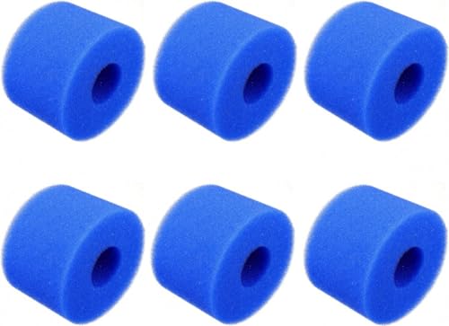 Jacuzzi Filter - Jacuzzi Filter Typ S1 oder VI - 6 Stück - Wiederverwendbar - Wartung Filterkartusche - Geeignet für Intex Jacuzzi & Lay-z-Spa - Filterkartuschenschwamm Jacuzzi Filter - Jacuzzi Filter Typ S1 oder VI - 6 Stück - Wiederverwendbar - Wartung Filterkartusche - Geeignet für Intex Jacuzzi & Lay-z-Spa - Filterkartuschenschwamm von SGSspecial