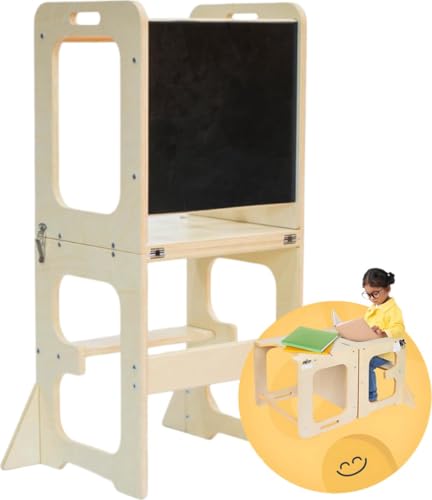 Lehrturm - Lernturm Faltbar - Lernturm - Lernturm Küchenhelfer - Montessori Lernturm von SGSspecial