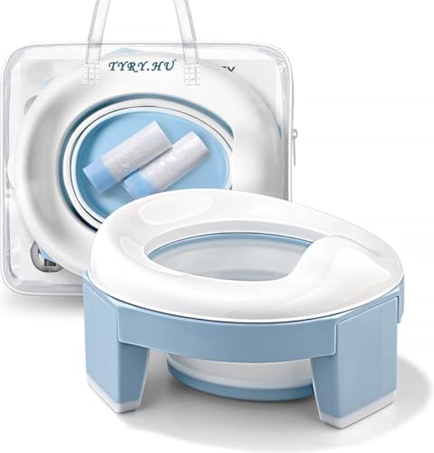 Töpfchentraining Toilettensitze 3-in-1 Reisespot Sitztrainer Tragbarer Faltbarer WC Trainer Ringsitze Abnehmbares wiederverwendbares Futter Geeignet für Jungen Mädchen mit Spritzschutz Töpfchentraining Toilettensitze 3-in-1 Reisespot Sitztrainer Tragbarer Faltbarer WC Trainer Ringsitze Abnehmbares wiederverwendbares Futter Geeignet für Jungen Mädchen mit Spritzschutz von SGSspecial