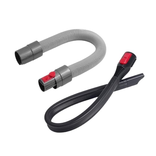 crevice tool, For die Haushaltsreinigung, flache Saugdüse + Verlängerungsschlauch, kompatibel mit Dyson V12 V15 V7 V8 V10 V11 Akku-Staubsauger,for Dryer Vent/Car Detailing(2PC) von SGYEPOCFQ