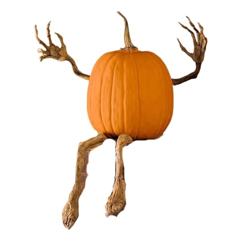 halloween decorations, Halloween Biegsamen Kürbis Arme Und Beine Ornamente Statue Hause Dekoration Desktop Thanksgiving von SGYEPOCFQ