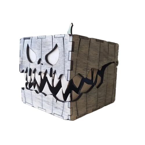 halloween decorations, Halloween Kürbis Laterne Schatztruhe Monster Figurine Box Ornament for Party Trick Oder Festliche Dekoration von SGYEPOCFQ