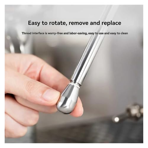 milk steamer wand, Dampfdüse for Kaffeemaschinen, kompatibel mit Petrus 3833/3899 Espressomaschine, Ersatz aus 304 Edelstahl,for easy diy(As Shown Three Holes) von SGYEPOCFQ