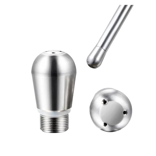 milk steamer wand, Kaffeemaschine Dampfdüse Edelstahl 3/4 Loch Ersatzteile, Kompatibel for Breville 8,for easy diy(4 hole) von SGYEPOCFQ