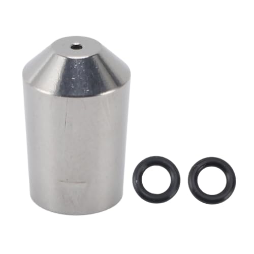 milk steamer wand, Kaffeemaschinendüse Dampfstabspitze Tragbarer weicher Milchschaum Rostfreier Edelstahl Einfache Reinigung for Maker for Zuhause,for easy diy(Single hole) von SGYEPOCFQ