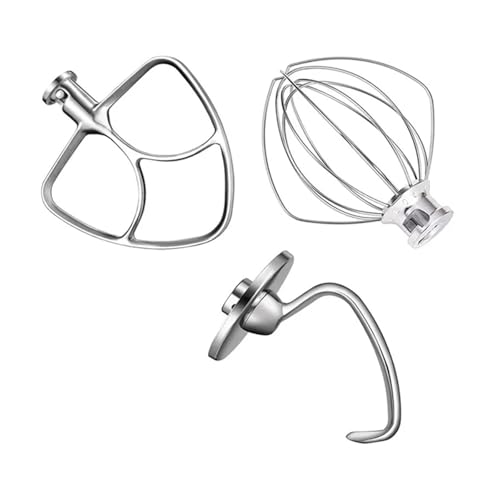 mixer attachments, Zubehör for Mixer Aid-Anbauteile, kompatibel mit KitchenAid 5 Quart Stand K5WW, Drahtpeitsche 5K7SDH, Knethakenpaddel mixer attachments, Zubehör for Mixer Aid-Anbauteile, kompatibel mit KitchenAid 5 Quart Stand K5WW, Drahtpeitsche 5K7SDH, Knethakenpaddel von SGYEPOCFQ