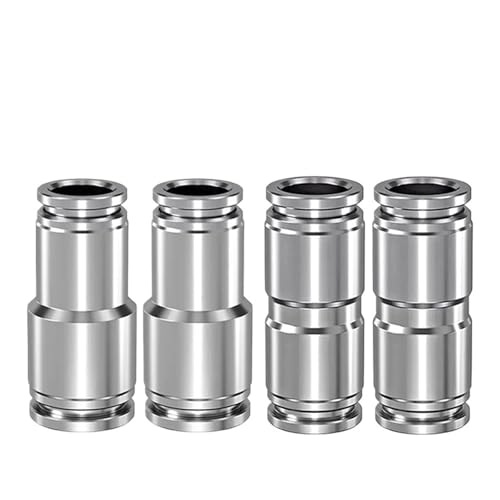 stainless steel connector, 10 Stücke 304 Edelstahl Pneumatische Fitting PU Gerade PG Minderer Schnellverbinder 4 6 8 10 12mm Luftkompressor Schlauchverbindung,for connectors(PG10-8) von SGYEPOCFQ