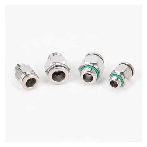 stainless steel connector, 200 Stücke Pneumatische Schlauchverschraubung 304 Edelstahl PC Luftschlauchverbinder M5 1/8 1/4 3/8 1/2 BSP Schnellverschluss-Rohrverschraubungen,for connectors(PC4-M5) von SGYEPOCFQ