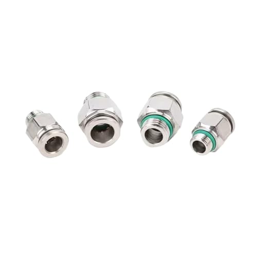 stainless steel connector, 50 STÜCKE 304 Edelstahl PC Pneumatische Schnellkupplung M5 1/8 "1/4" 3/8 "1/2" BSP G Gewinde männlichen Luftschlauch,for connectors(PC6-G03) von SGYEPOCFQ
