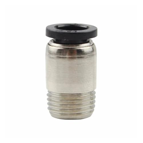 stainless steel connector, Pneumatischer Schnellverbinder Mini-Verbinder POC 3mm 4mm 5mm Außengewinde M3 M4 M5 M6 M7 Rund gerade POC3-M3 POC4-M6 POC5-M5,for connectors(POC3-M3) von SGYEPOCFQ
