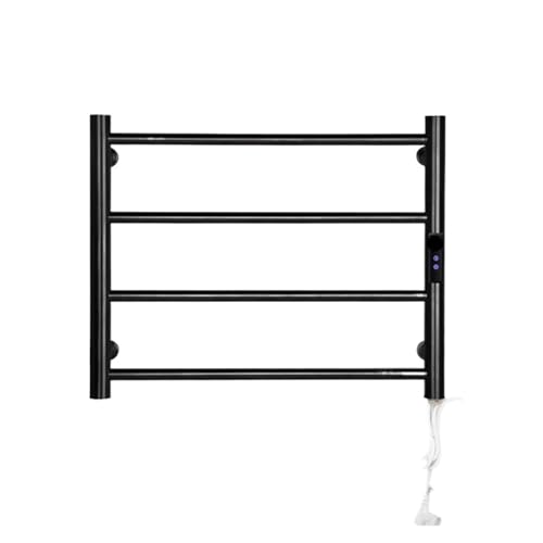 towel warmer, Gold Badezimmer elektrisch beheizter Handtuchhalter Edelstahl beheizter Handtuchhalter Smart Touch Handtuchheizkörper Thermostatischer Handtuchwärmer,for Bathroom, Built-in Timer(TP45X5 von SGYEPOCFQ