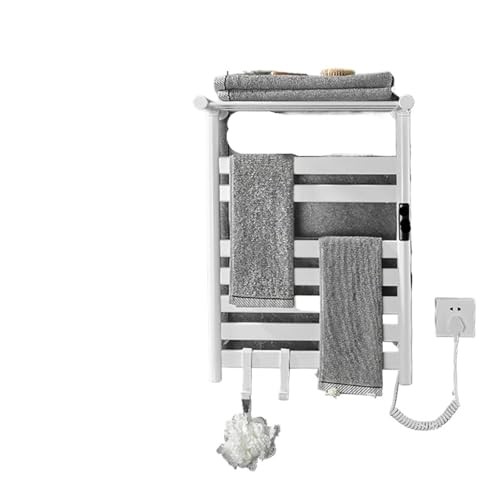 towel warmer, Intelligenter Handtuchtrockner. An der Wand montierter elektrischer Handtuchheizkörper. Badetuchheizkörper mit Temperaturregelung. Elektrischer Handtuchhalter mit Zeitsteuerung.,for Bat von SGYEPOCFQ