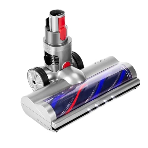 vacuum, Motorisierter Rollenbürstenkopf, kompatibel mit Dyson V7 V8 V10 V11 V15 Staubsauger-Austauschteile mit LED-Leuchten for die Reinigung von Teppichböden,for Hardwood Floor & Carpet and Rug von SGYEPOCFQ