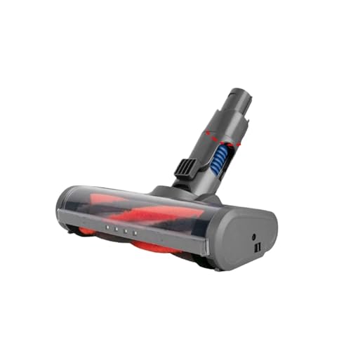 vacuum, Motorisiertes Bodenbürstenkopf-Werkzeug, kompatibel mit Dyson V6 V7 V8 V10 V11 V15 Staubsauger Soft Sweeper Roller Head Bodenbürsten-Ersatz,for Hardwood Floor & Carpet and Rug(Lavender) von SGYEPOCFQ