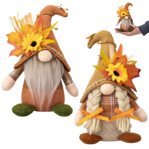 SGZIOO 2 Stück Herbst Wichtel, Herbstwichtel, Herbstdeko Wichtel Plüsch, Wichtel Herbst Ahornblatt, Gesichtslose Herbst Wichtel Dekoration Figuren für Erntedankfest Weihnachten Baum Deko SGZIOO 2 Stück Herbst Wichtel, Herbstwichtel, Herbstdeko Wichtel Plüsch, Wichtel Herbst Ahornblatt, Gesichtslose Herbst Wichtel Dekoration Figuren für Erntedankfest Weihnachten Baum Deko von SGZIOO