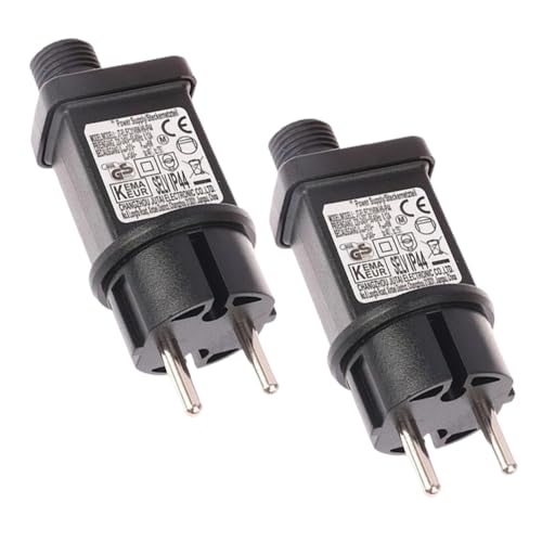 SGZIOO 2 Stück Led Netzteil 31v 6W, 8 Modi Lichterkette Netzteil Adapter mit Timer und Speicherfunktion, IP44 Wasserdicht Transformator für Weihnachtsbaumbeleuchtung, Lichtnetz, Eiszapfen lichter SGZIOO 2 Stück Led Netzteil 31v 6W, 8 Modi Lichterkette Netzteil Adapter mit Timer und Speicherfunktion, IP44 Wasserdicht Transformator für Weihnachtsbaumbeleuchtung, Lichtnetz, Eiszapfen lichter von SGZIOO