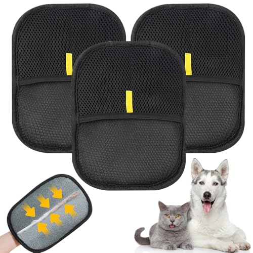 SGZIOO 3 Stück Fell Magnet Handschuh, Fellmagnet Wiederverwendbare, Antistatische Fellhandschuhe Katze, Fusselbürste Tierhaare, Tierhaarentferner Bürste zum Reinigen von Kleidung und Möbeln SGZIOO 3 Stück Fell Magnet Handschuh, Fellmagnet Wiederverwendbare, Antistatische Fellhandschuhe Katze, Fusselbürste Tierhaare, Tierhaarentferner Bürste zum Reinigen von Kleidung und Möbeln von SGZIOO