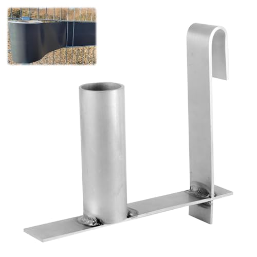 SGZIOO Abrollhilfe für Sichtschutzstreifen, Edelstahl Montagehilfe für PVC Zaunblende, Abroller für Sichtschutzstreifen, Zeitersparnistool um Sichtschutzstreifen für Doppelstabmatten Anzubringen von SGZIOO