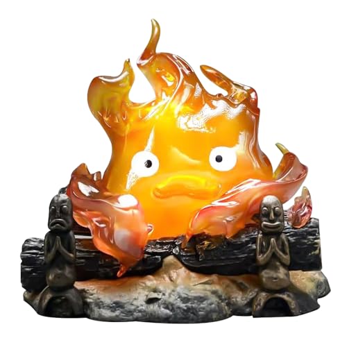 SGZIOO Calcif Nachtlicht Niedliche Kalzifer Lampe 12cm Anime Licht Flammen Ambient Light Calcif Nachtlicht für Sammlung, Dekoration und Halloween SGZIOO Calcif Nachtlicht Niedliche Kalzifer Lampe 12cm Anime Licht Flammen Ambient Light Calcif Nachtlicht für Sammlung, Dekoration und Halloween von SGZIOO