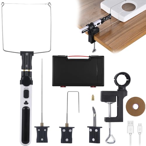 SGZIOO Styroporschneider Heißdrahtschneider Kabelloses, 4-in1 Elektrischer heissdrahtschneider, styropor schneider USB-C-Aufladung, 550℃ schaumstoffschneider für styropor schneiden Schnitzen Basteln SGZIOO Styroporschneider Heißdrahtschneider Kabelloses, 4-in1 Elektrischer heissdrahtschneider, styropor schneider USB-C-Aufladung, 550℃ schaumstoffschneider für styropor schneiden Schnitzen Basteln von SGZIOO